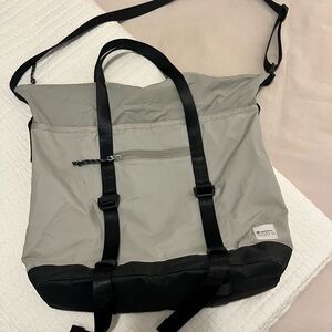 Lululemon Athletica Gray and Black Travel Bag